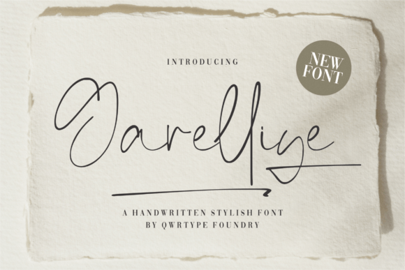 Garelliye: The Handwritten Font That Elevates Every Design