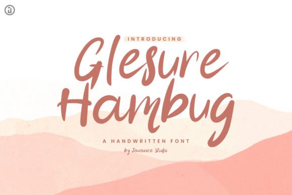 Glesure Hambug – Your Go-To Handwritten Font for Creative Projects