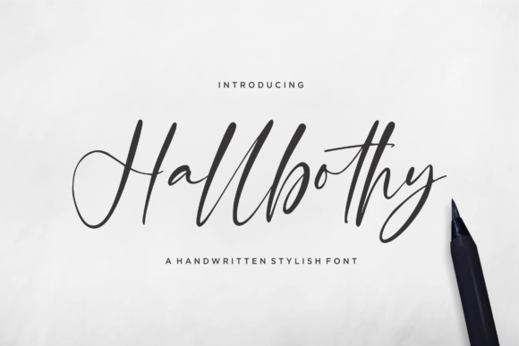 Hallbothy: The Handwritten Font That Elevates Every Design