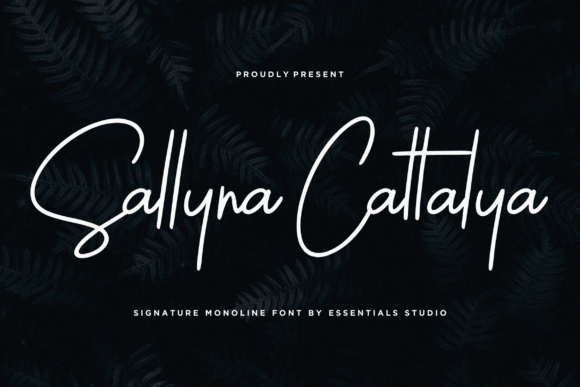 Sallyna Cattalya – A Stunning Handwritten Font for Creative Projects
